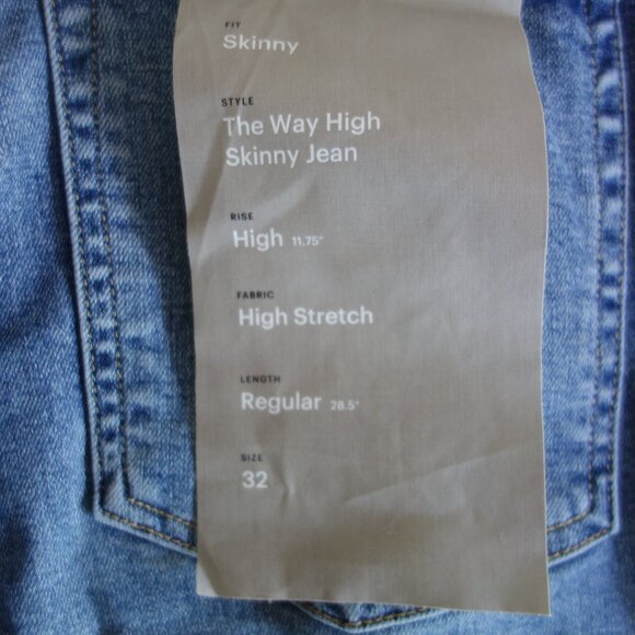 NWT EVERLANE The Way High Skinny Stretch Jeans – Wmns 32 - Picture 7 of 9